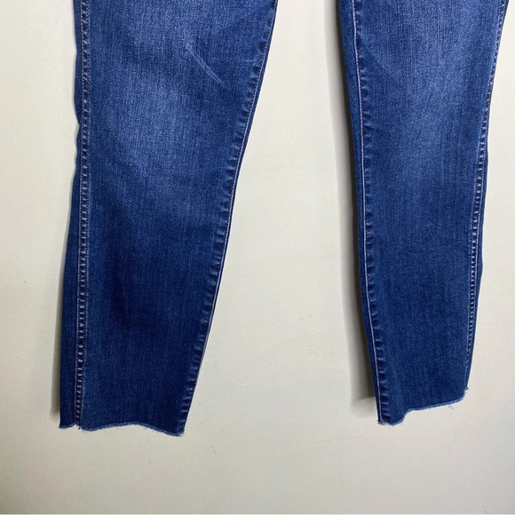 J. Crew Mayville Wash High Rise Raw Hem Vintage Straight Jeans Size 27 - Picture 6 of 10